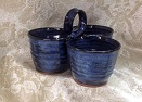 Condiment Server in Bluejean glaze made by Debra Ocepek of Ocepek Pottery Condiment Server in Blue Jean glaze made by Debra Ocepek of Ocepek Pottery