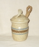 photo of pottery honey pot by Debra Ocepek
