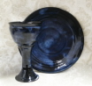 photo of Intinction pottery set in Neuhaus glaze made by Debra Ocepek of Ocepek Pottery