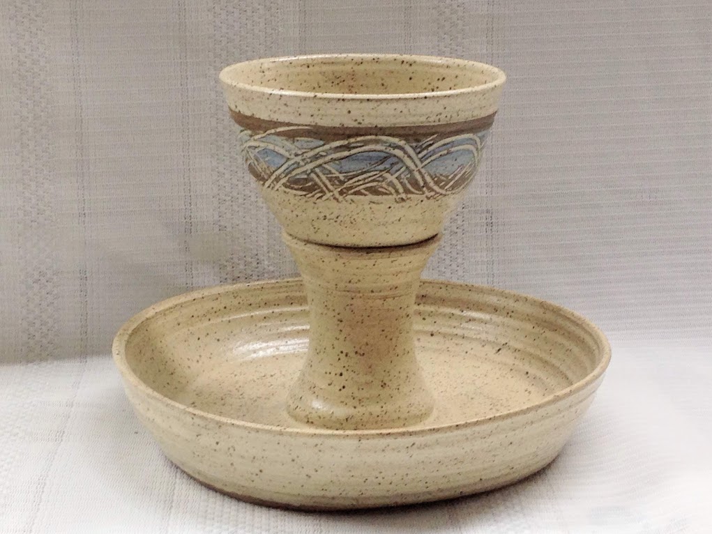 Intinction Server in Otoe glaze by Ocepek Pottery photo of Intinction Server in Otoe glaze by Ocepek Pottery