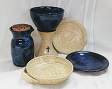 communion set made by Debra Ocepek of Ocepek Pottery photo of communion set made by Debra Ocepek of Ocepek Pottery