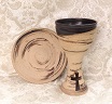 communion pottery made by Debra Ocepek of Ocepek Pottery photo of communion pottery made by Debra Ocepek of Ocepek Pottery