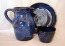 communion pottery communionware set made by Debra Ocepek of Ocepek Pottery photo of communion pottery communionware set made by Debra Ocepek of Ocepek Pottery