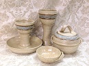 communion pottery made by Debra Ocepek of Ocepek Pottery photo of communion pottery made by Debra Ocepek of Ocepek Pottery