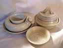 communion pottery made by Debra Ocepek of Ocepek Pottery photo of communion pottery made by Debra Ocepek of Ocepek Pottery