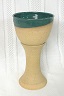 communion pottery chalice made by Debra Ocepek of Ocepek Pottery photo of communion pottery chalice made by Debra Ocepek of Ocepek Pottery