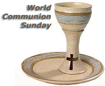 Click here to see a description of pottery communionware by Debra Ocepek A photo of Ocepek Pottery Chalice and Paten