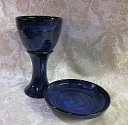 photo of communion chalice and dish paten