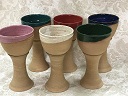 Natural Pottery in Colors to celebrate World Communion Sunday