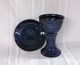 photo Sacrament wheel-thrown travel communion set